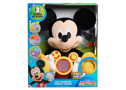 Disney Junior 11 inch Interactive Mickey Mouse Oh, Toodles! Plush Toy