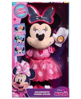 Disney Jr. 15 inch Interactive Colorfinity Minnie Mouse Plush Toy