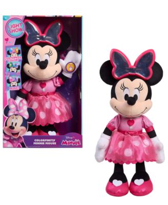 Disney Jr. 15 inch Interactive Colorfinity Minnie Mouse Plush Toy