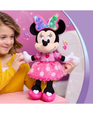 Disney Jr. 15 inch Interactive Colorfinity Minnie Mouse Plush Toy