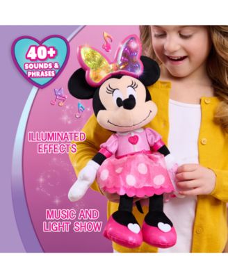 Disney Jr. 15 inch Interactive Colorfinity Minnie Mouse Plush Toy