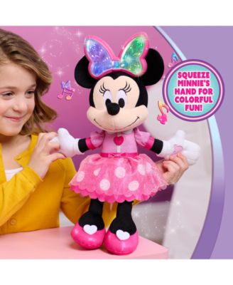 Disney Jr. 15 inch Interactive Colorfinity Minnie Mouse Plush Toy