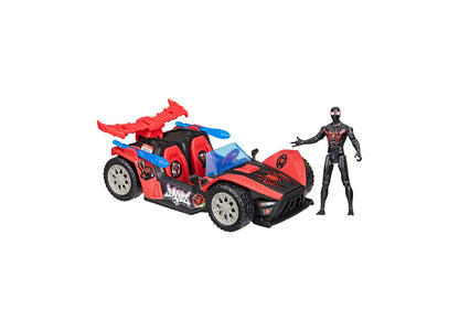 Marvel Spider-Man VenomVersus 4-Inch Miles Morales Remix Blast Racer Action Figure Set
