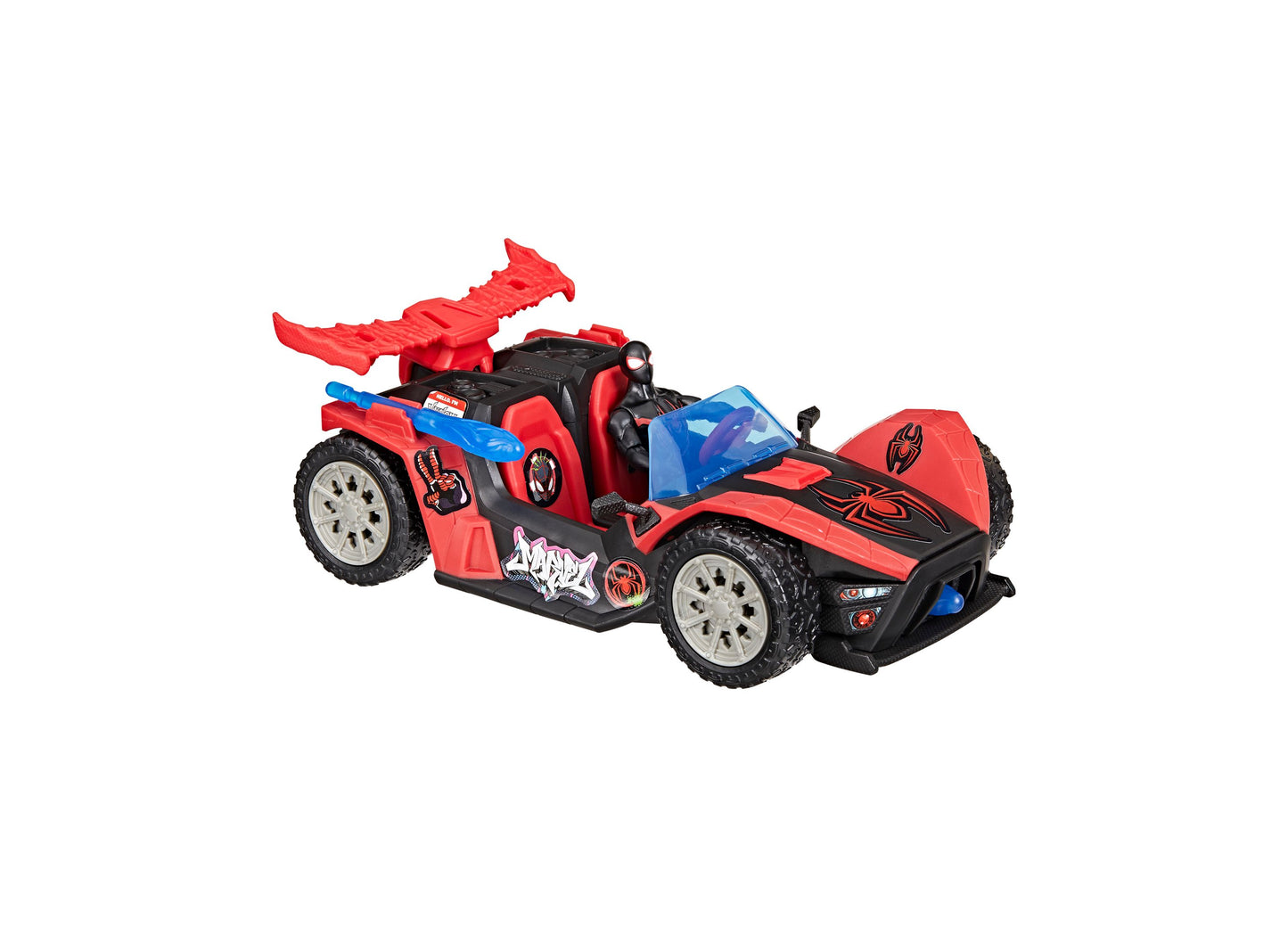 Marvel Spider-Man VenomVersus 4-Inch Miles Morales Remix Blast Racer Action Figure Set