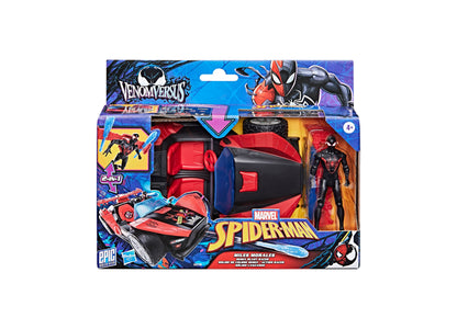 Marvel Spider-Man VenomVersus 4-Inch Miles Morales Remix Blast Racer Action Figure Set