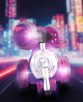 Sharper Image Remote Control Wheelie Spinner Stunt Car Toy - Multicolor