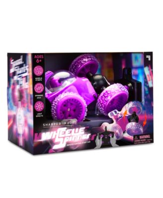 Sharper Image Remote Control Wheelie Spinner Stunt Car Toy - Multicolor