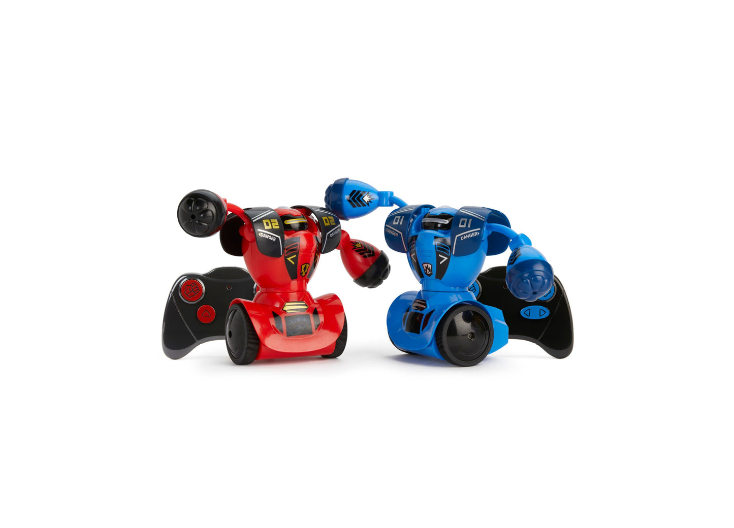 Sharper Image Remote Control RC Robot Combat Set - Dueling Robots - Red & Blue