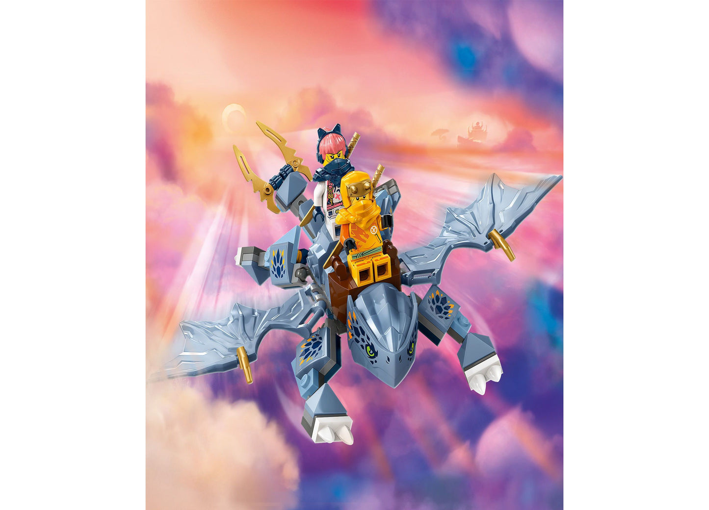 LEGO NINJAGO Young Dragon Riyu Ninja Toy Set - 132 Pieces