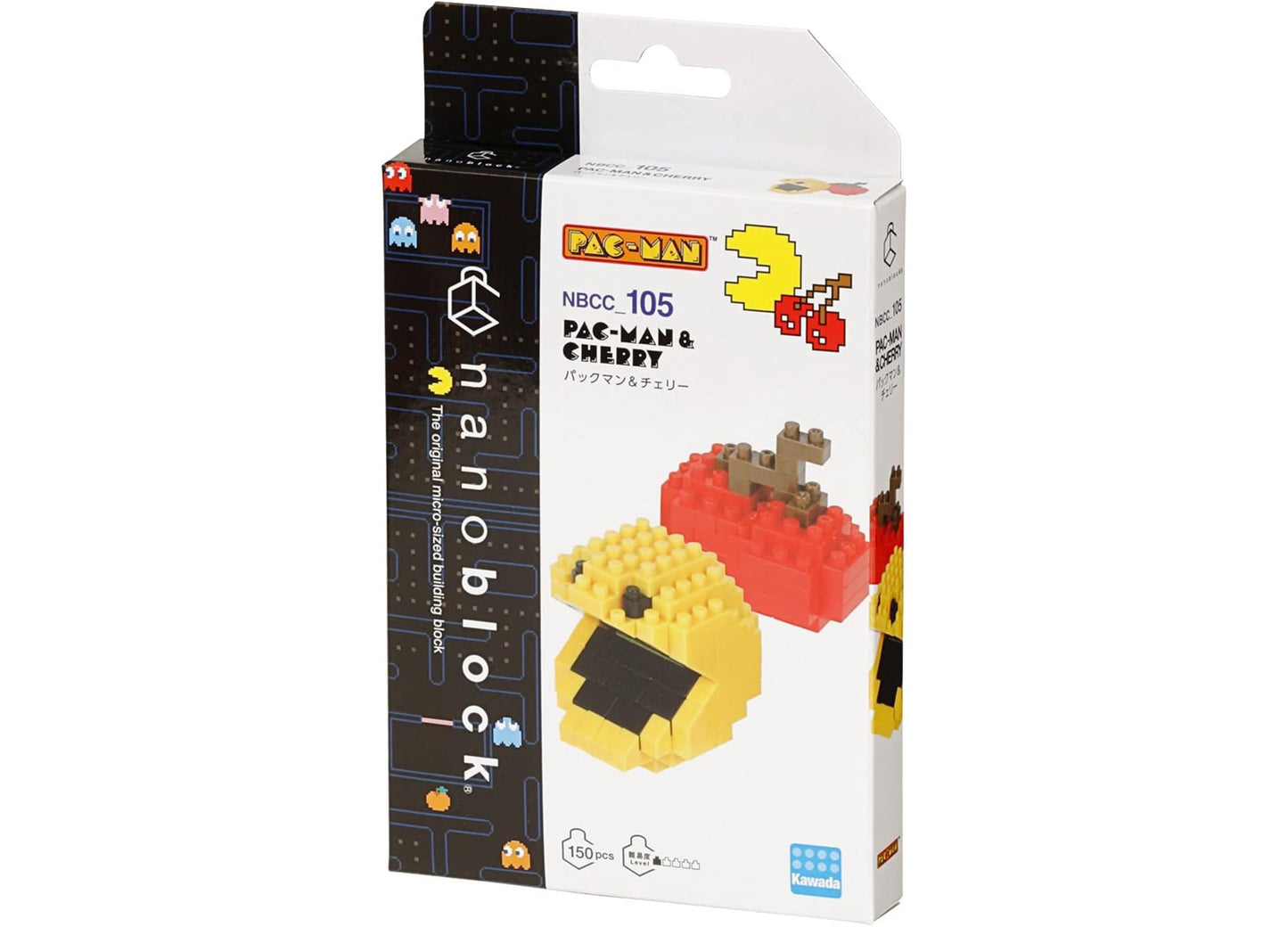 Nanoblock Pac-Man & Cherry Building Set - 150 Piece
