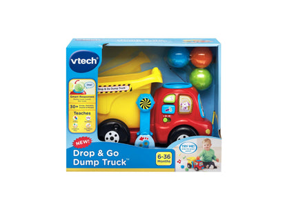 VTech Drop and Go Dump Truck Interactive Toddler Toy