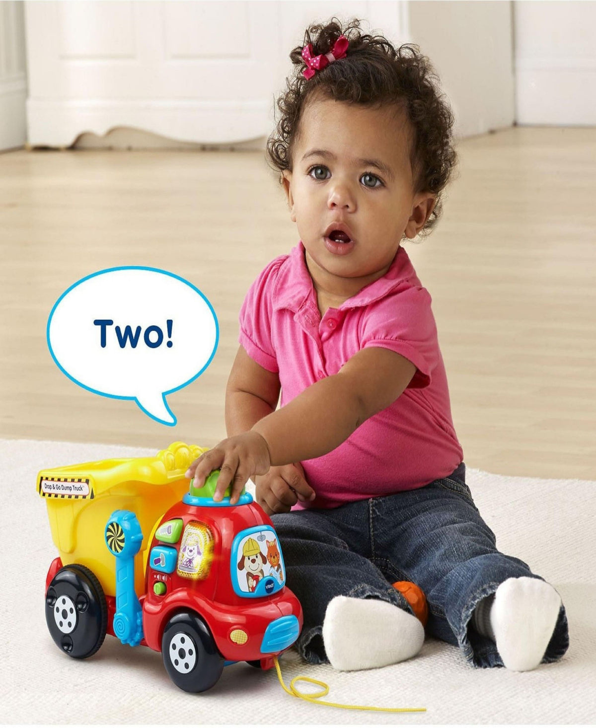 VTech Drop and Go Dump Truck Interactive Toddler Toy