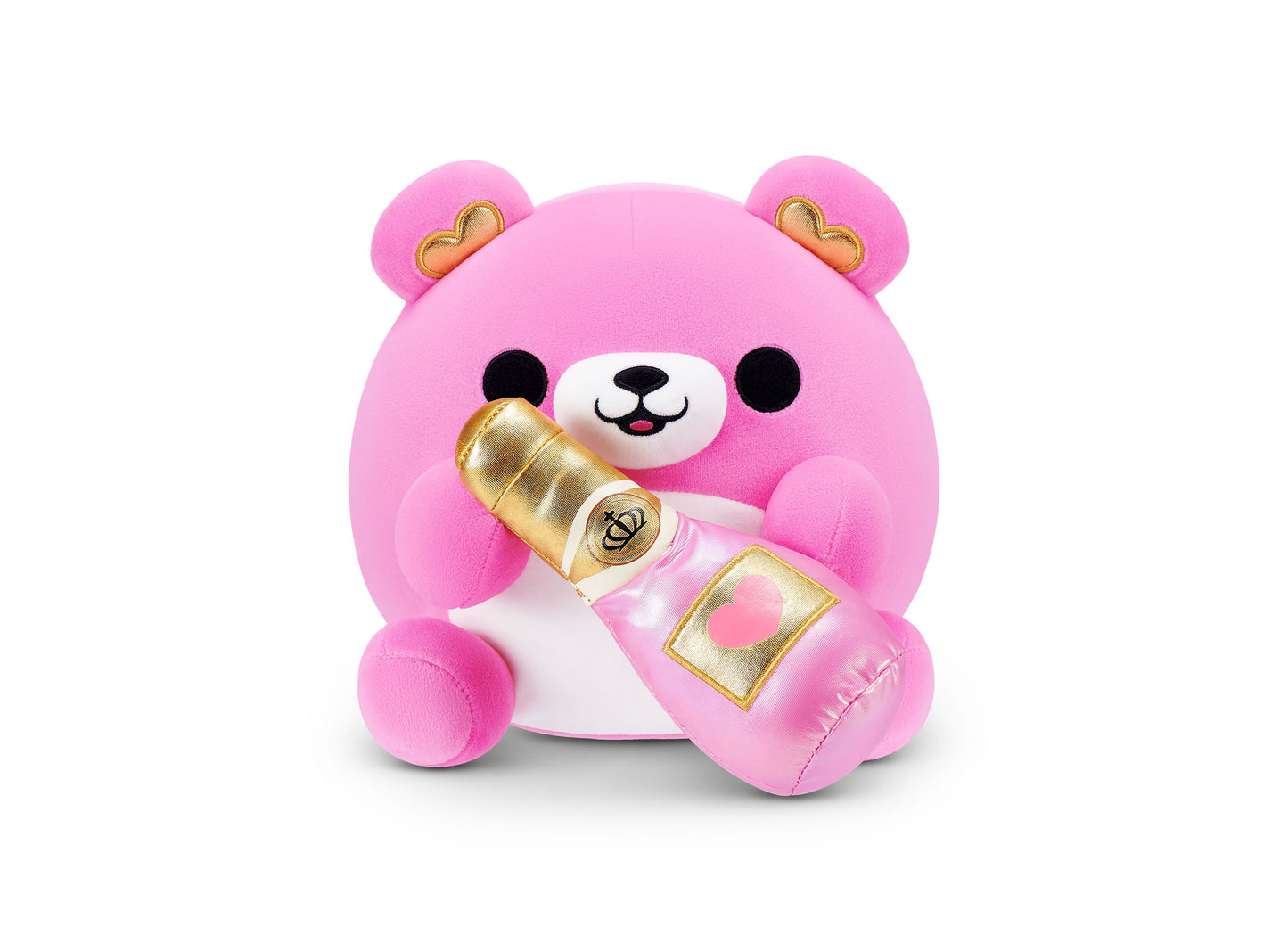 ZURU Snackles S2 Valentine 8 inch Bear - Multicolor with Champagne Plush