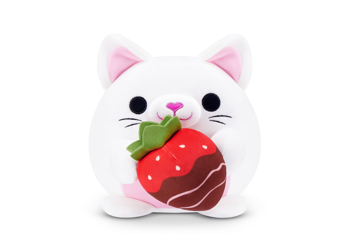 ZURU Snackles S2 Valentine 8" Cuddly Kitten with Strawberry Chocolate