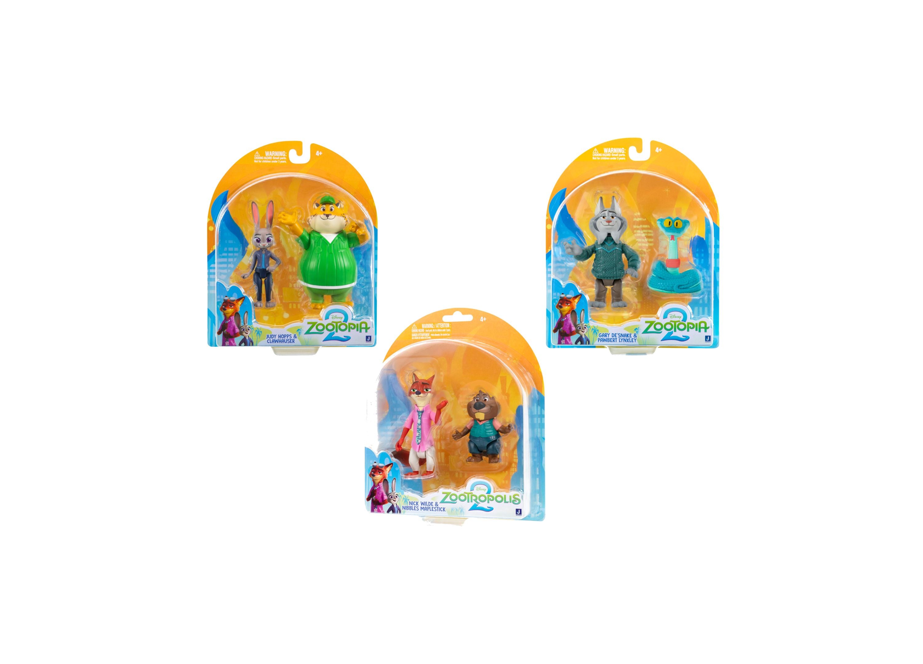 Zootopia 2-Pack Assorted Character Figure Set – Toys