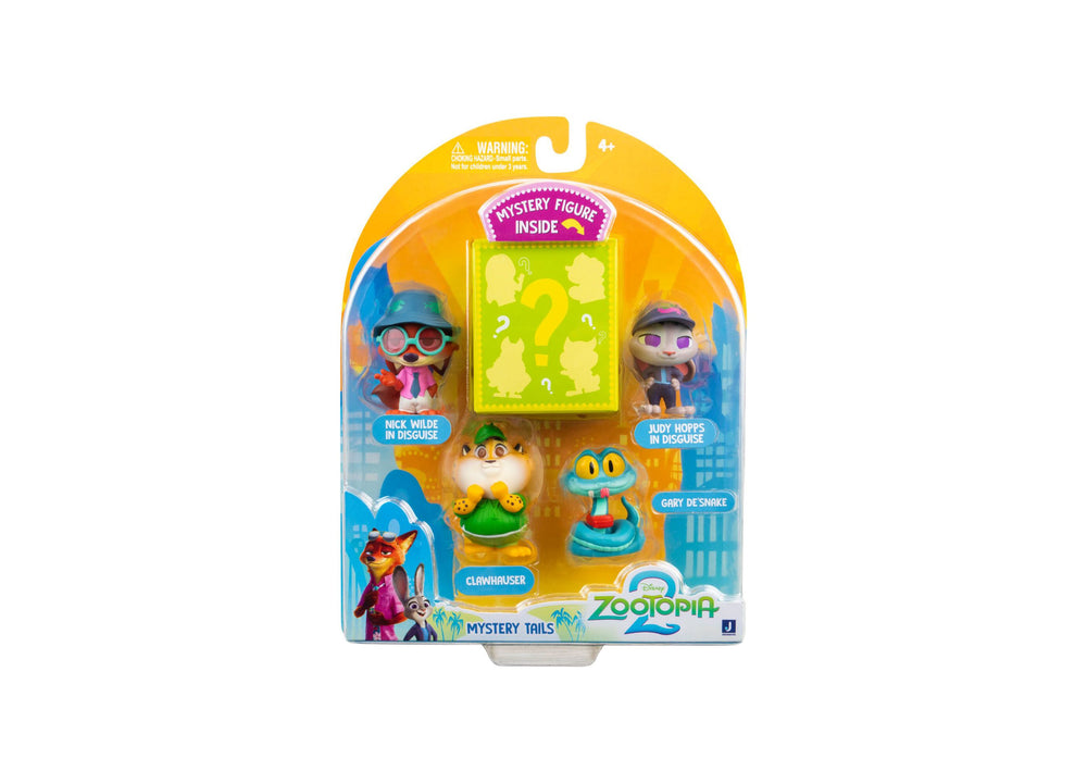 Disney Zootopia 2 Animated Mystery Tails 2 Inch Collectible Figures 5-Pack