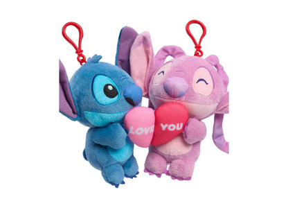 Disney Stitch 8 inch Valentine's Heart Plush & Figure Set
