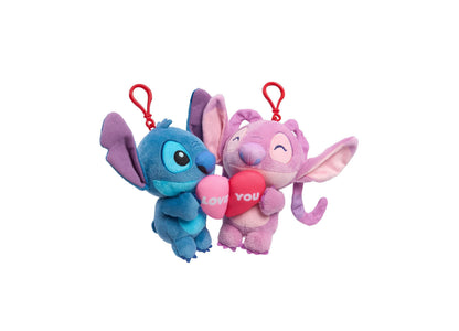 Disney Stitch 8 inch Valentine's Heart Plush & Figure Set