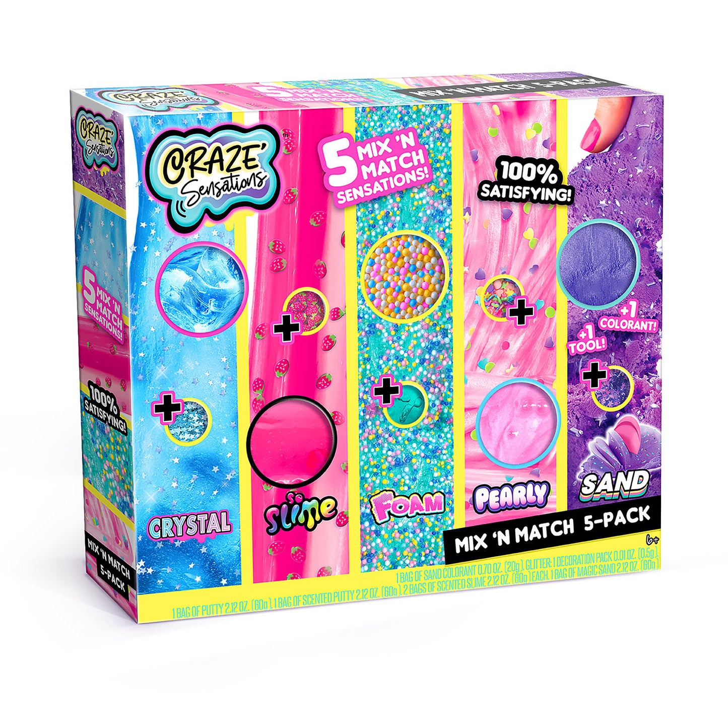 Craze Sensations Mixn Match 5-Pack Blind Bag (Colors/Styles May Vary)