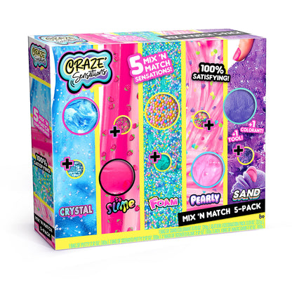 Craze Sensations Mixn Match 5-Pack Blind Bag (Colors/Styles May Vary)