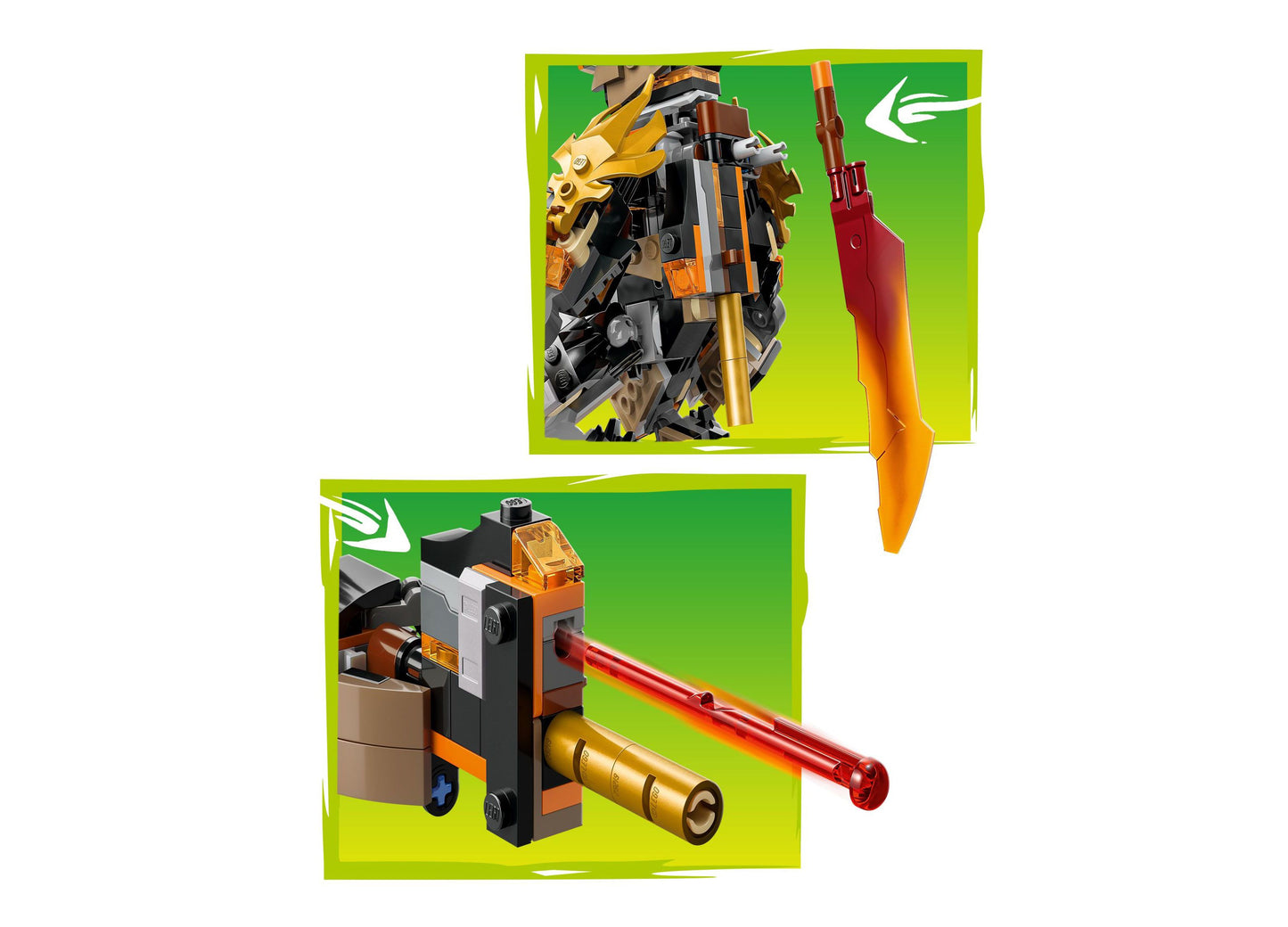 LEGO NINJAGO Cole's Dragon Mech Building Set 364 Pieces - 71854