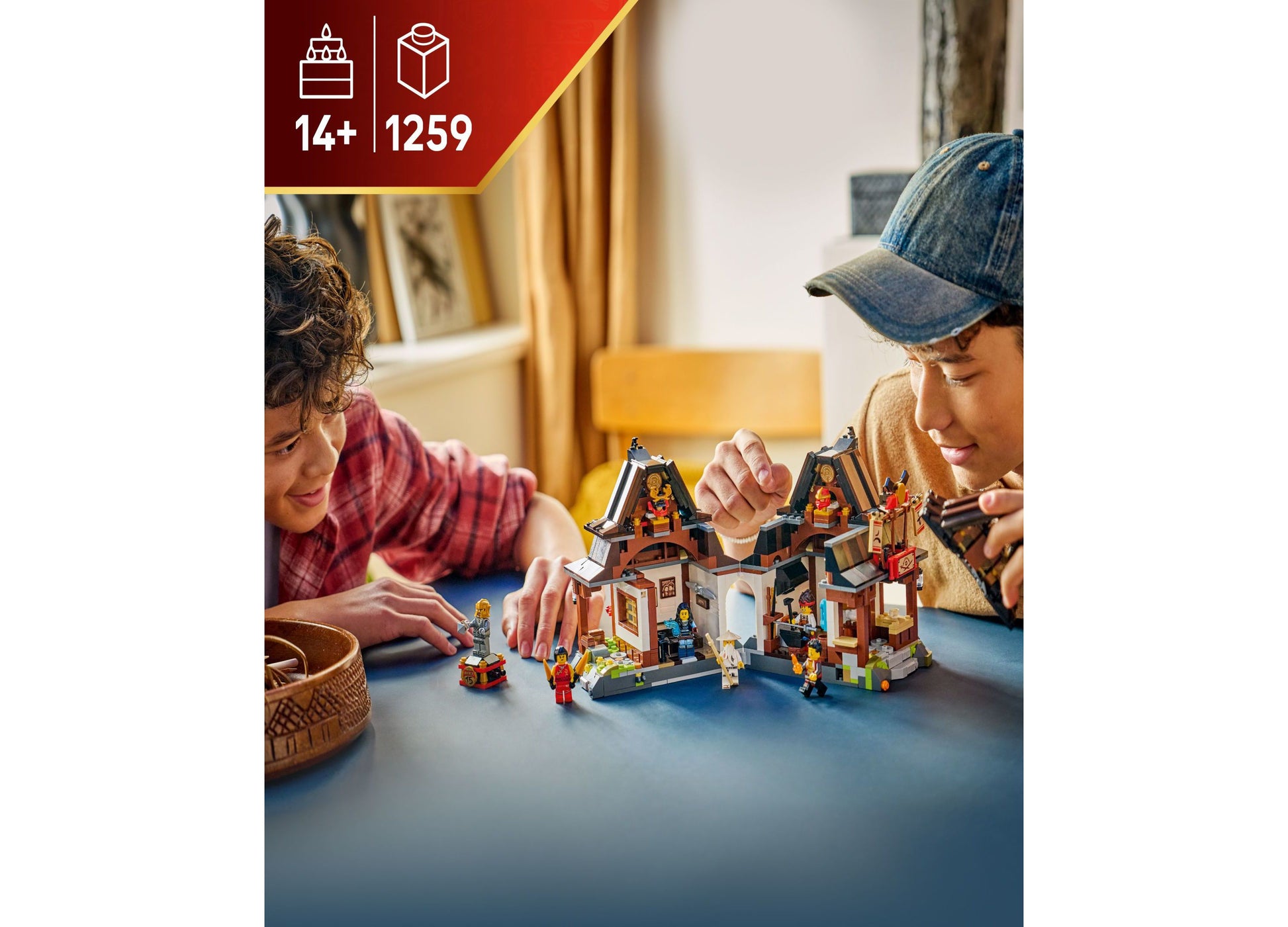 LEGO NINJAGO Four Weapons Blacksmith 1259-piece building set with minifigures and accessories