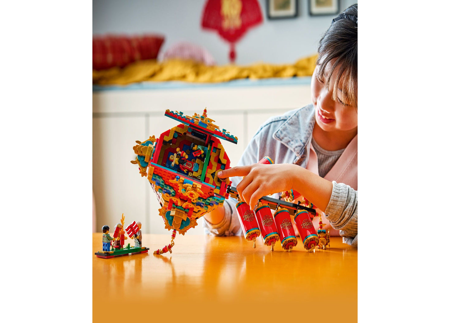 LEGO Spring Festival Fortune Firecracker Building Set 1039 Pieces - Celebration Edition