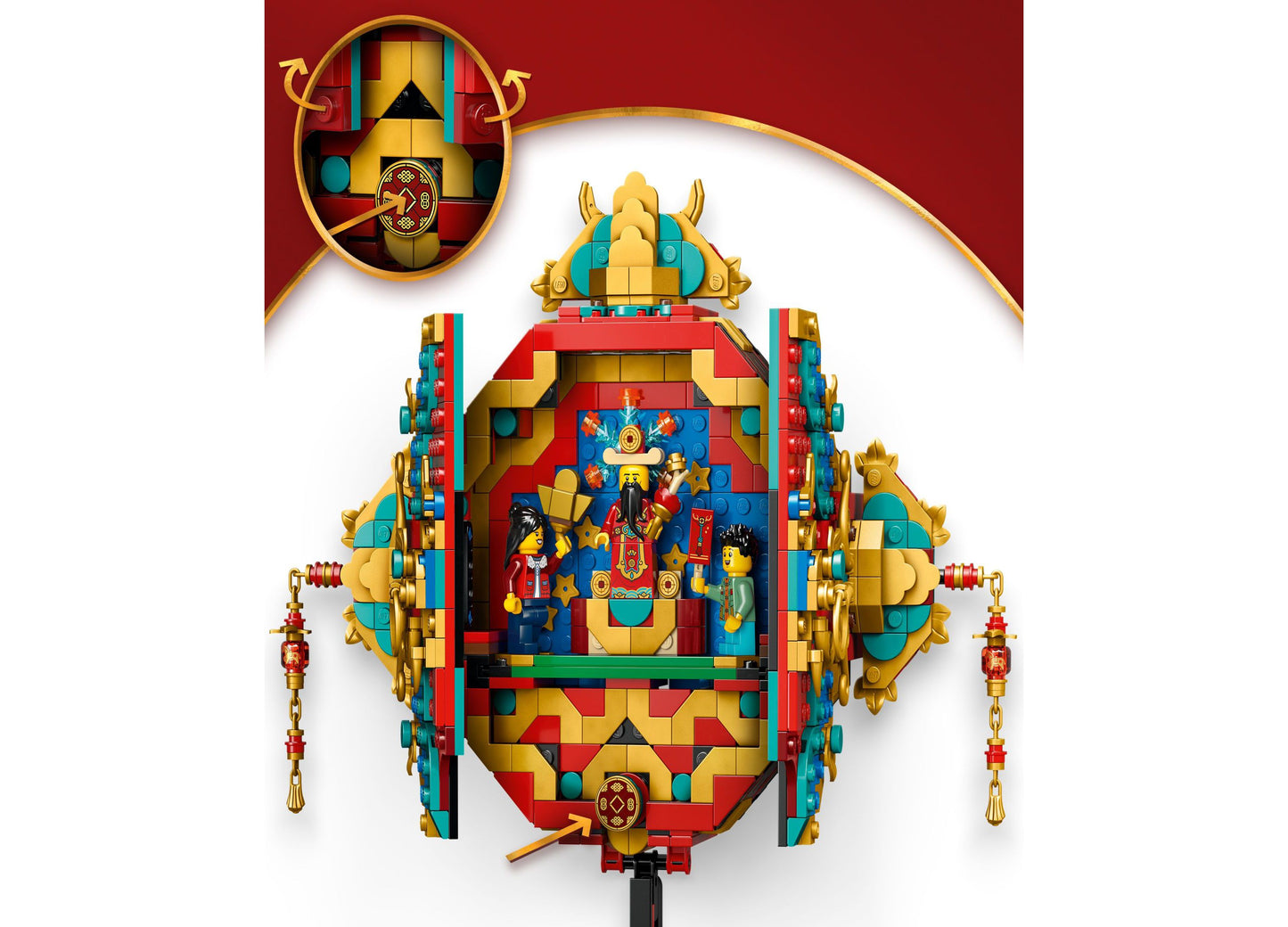 LEGO Spring Festival Fortune Firecracker Building Set 1039 Pieces - Celebration Edition