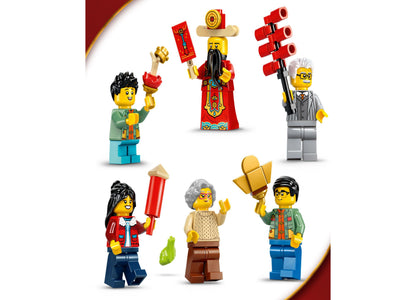 LEGO Spring Festival Fortune Firecracker Building Set 1039 Pieces - Celebration Edition