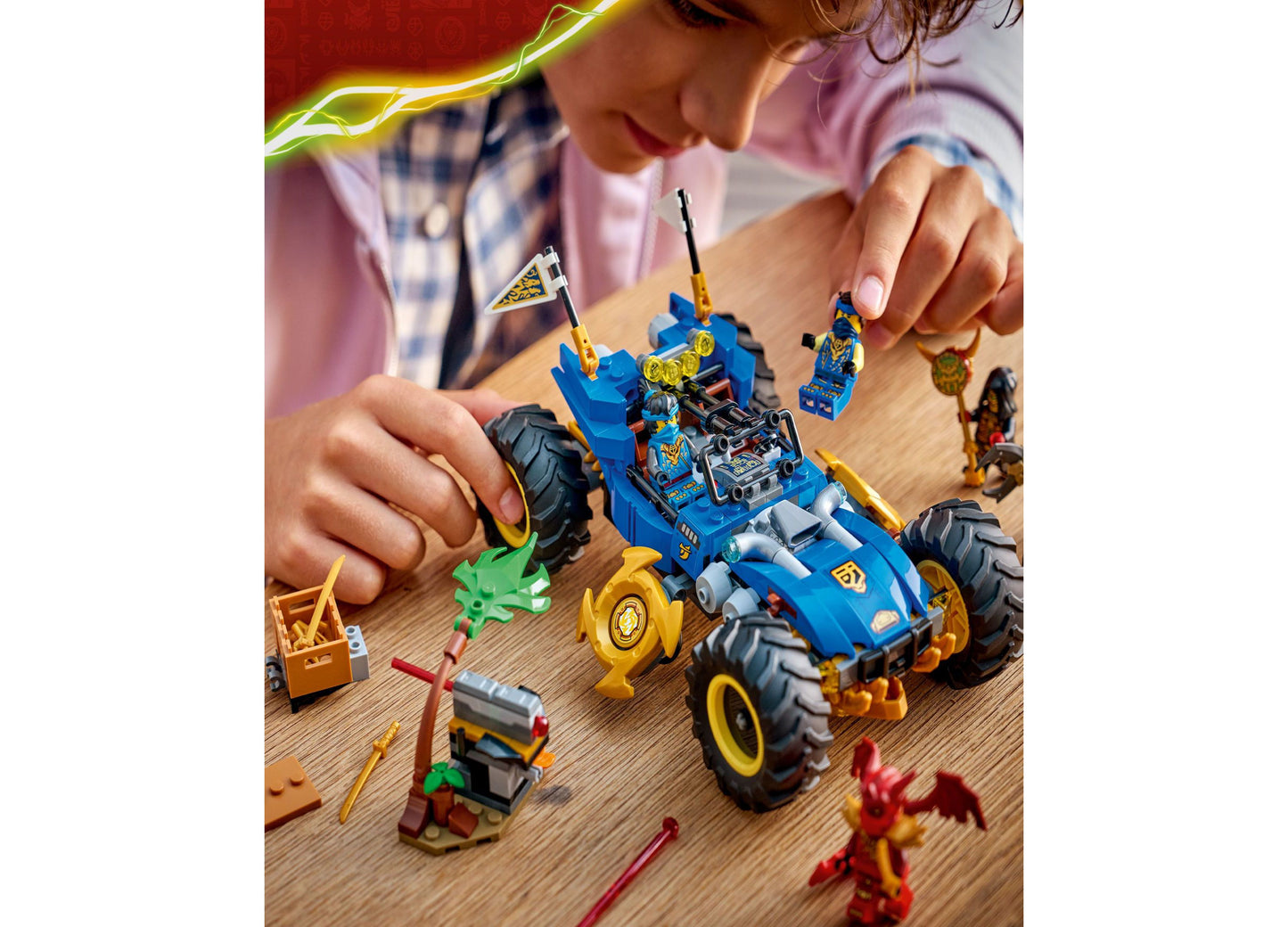 LEGO NINJAGO Jay's Epic Transforming Car Set - 387 Pieces