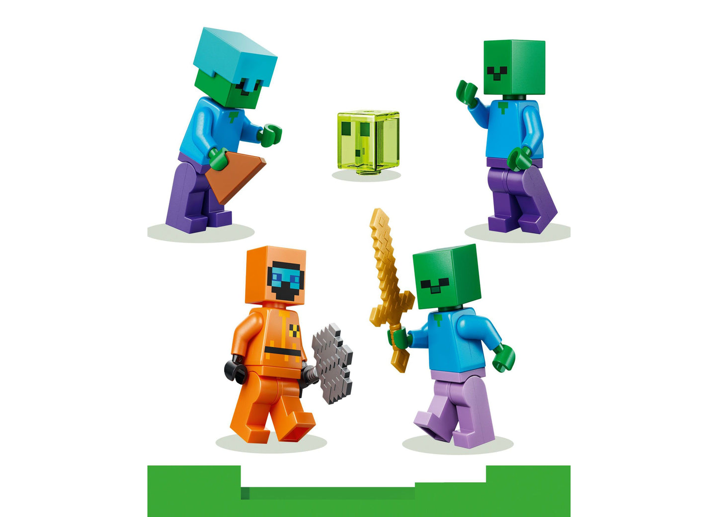 LEGO Minecraft Zombie Dungeon Adventure Set 21587 - 284 Pieces