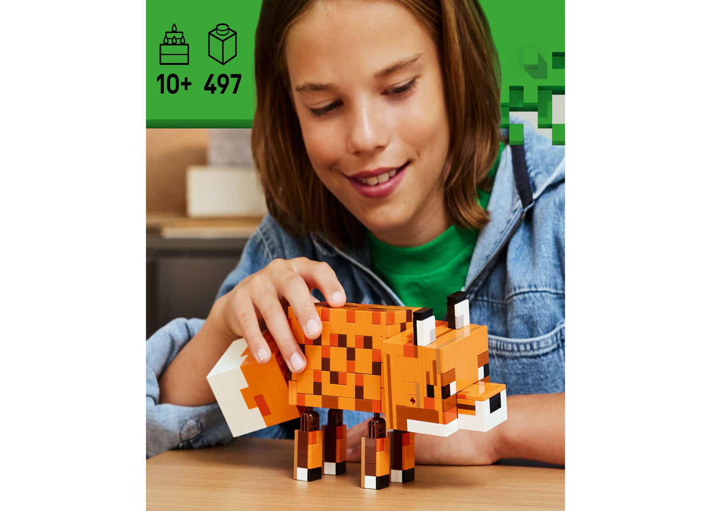 LEGO® Minecraft The Fox Lodge Adventure Set, 497 Pieces