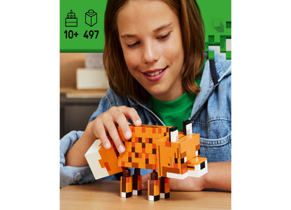 LEGO® Minecraft The Fox Lodge Adventure Set, 497 Pieces