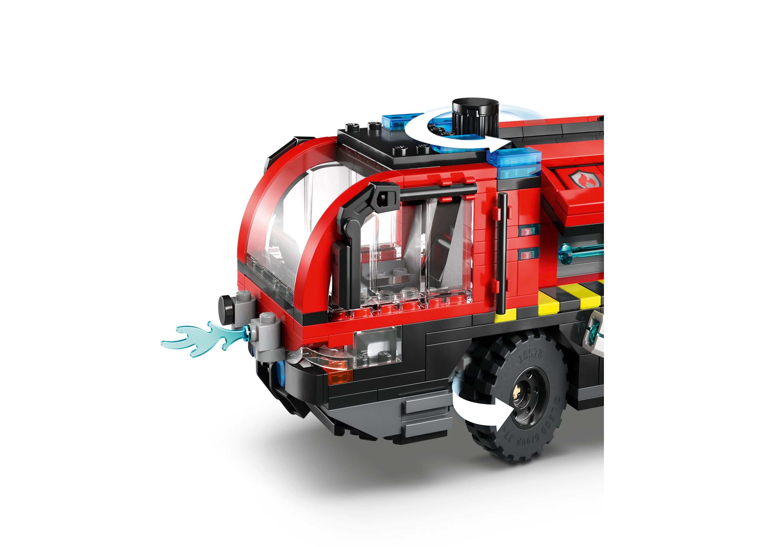 LEGO City Airport Fire Truck Building Kit 60499, 691 Pieces – Toys