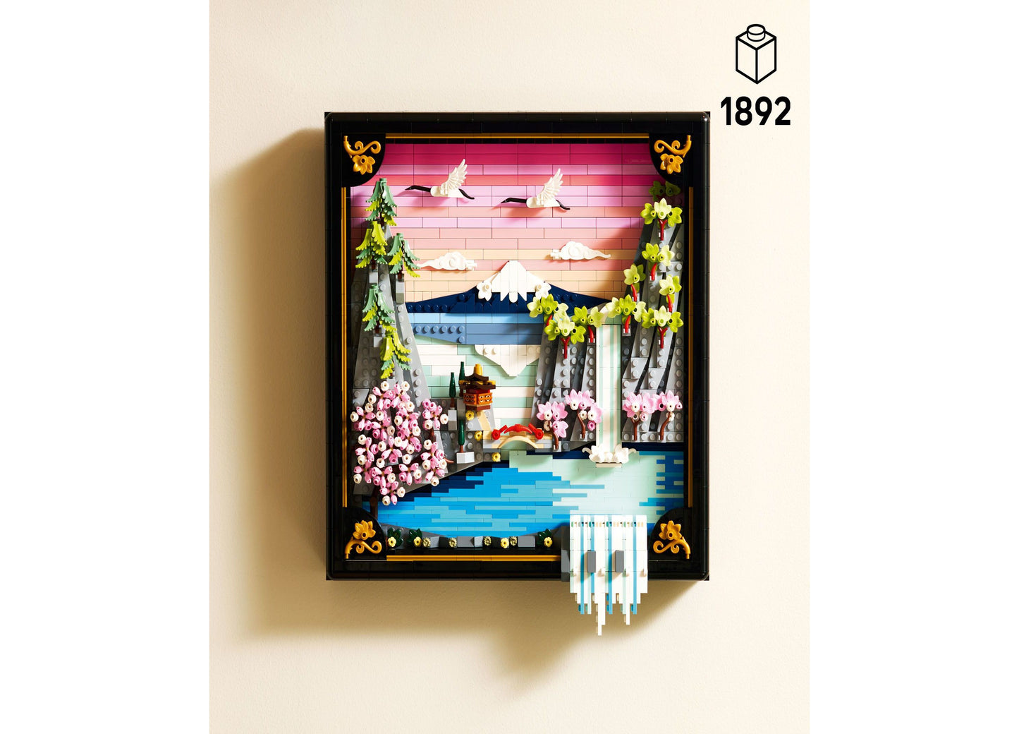 LEGO Art Japanese Cherry Blossom Landscape Building Set 31218, 1892 Pieces