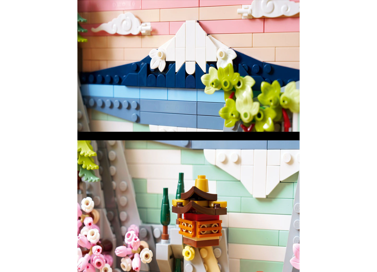 LEGO Art Japanese Cherry Blossom Landscape Building Set 31218, 1892 Pieces