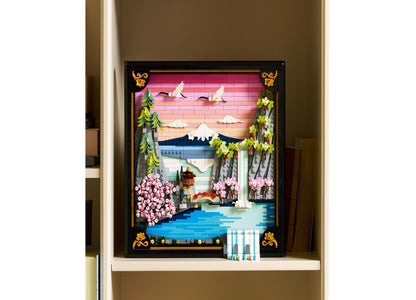 LEGO Art Japanese Cherry Blossom Landscape Building Set 31218, 1892 Pieces