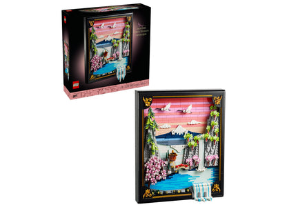 LEGO Art Japanese Cherry Blossom Landscape Building Set 31218, 1892 Pieces