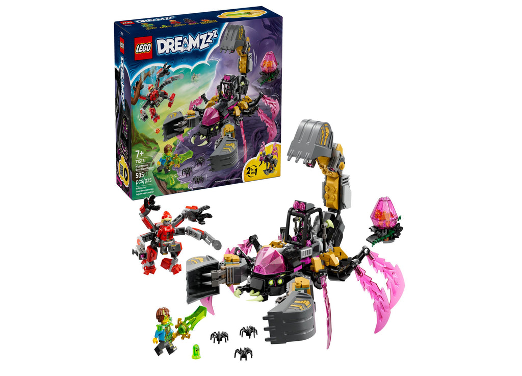 MEG LEGO® DREAMZzz Nightmare Scorpion Digger 505-Piece Building Set