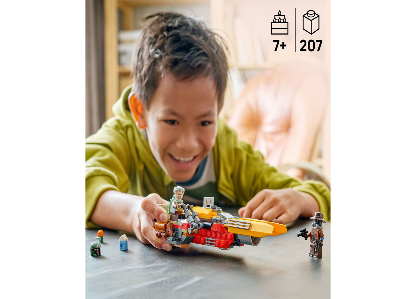 LEGO Star Wars Cobb Vanth's Speeder 75437 with minifigures, 207 pieces