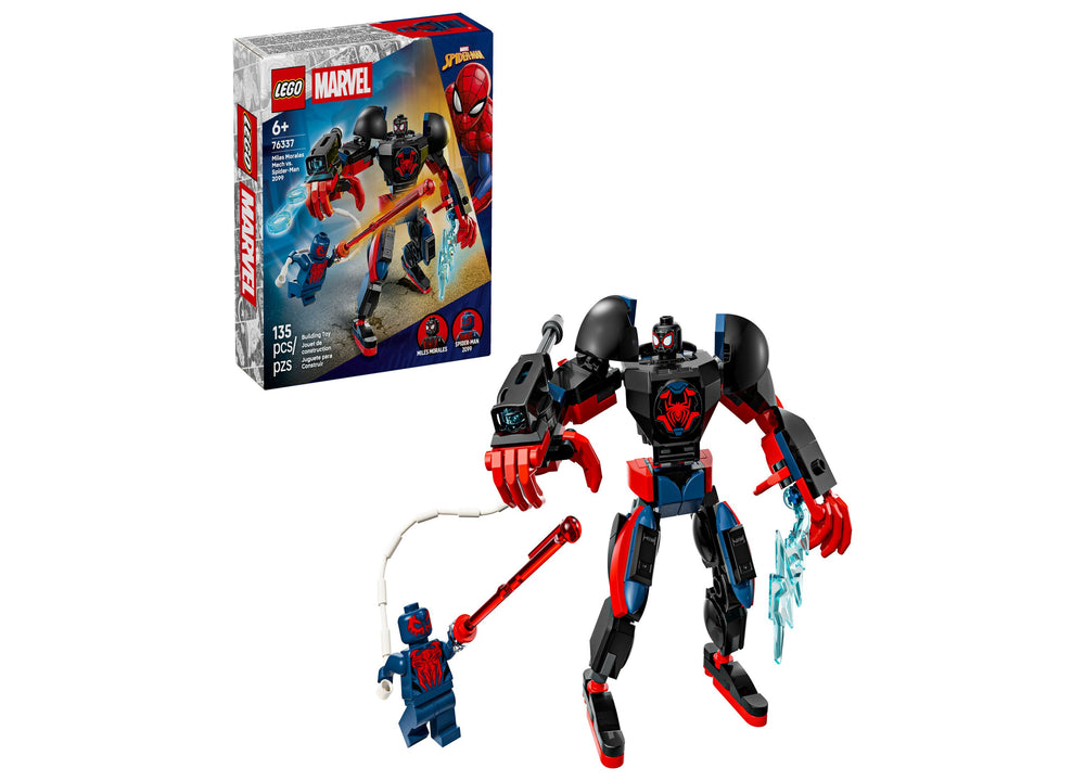 LEGO® Marvel Mech Showdown: Miles Morales vs. Spider-Man 2099 Building Set - 135 Pieces