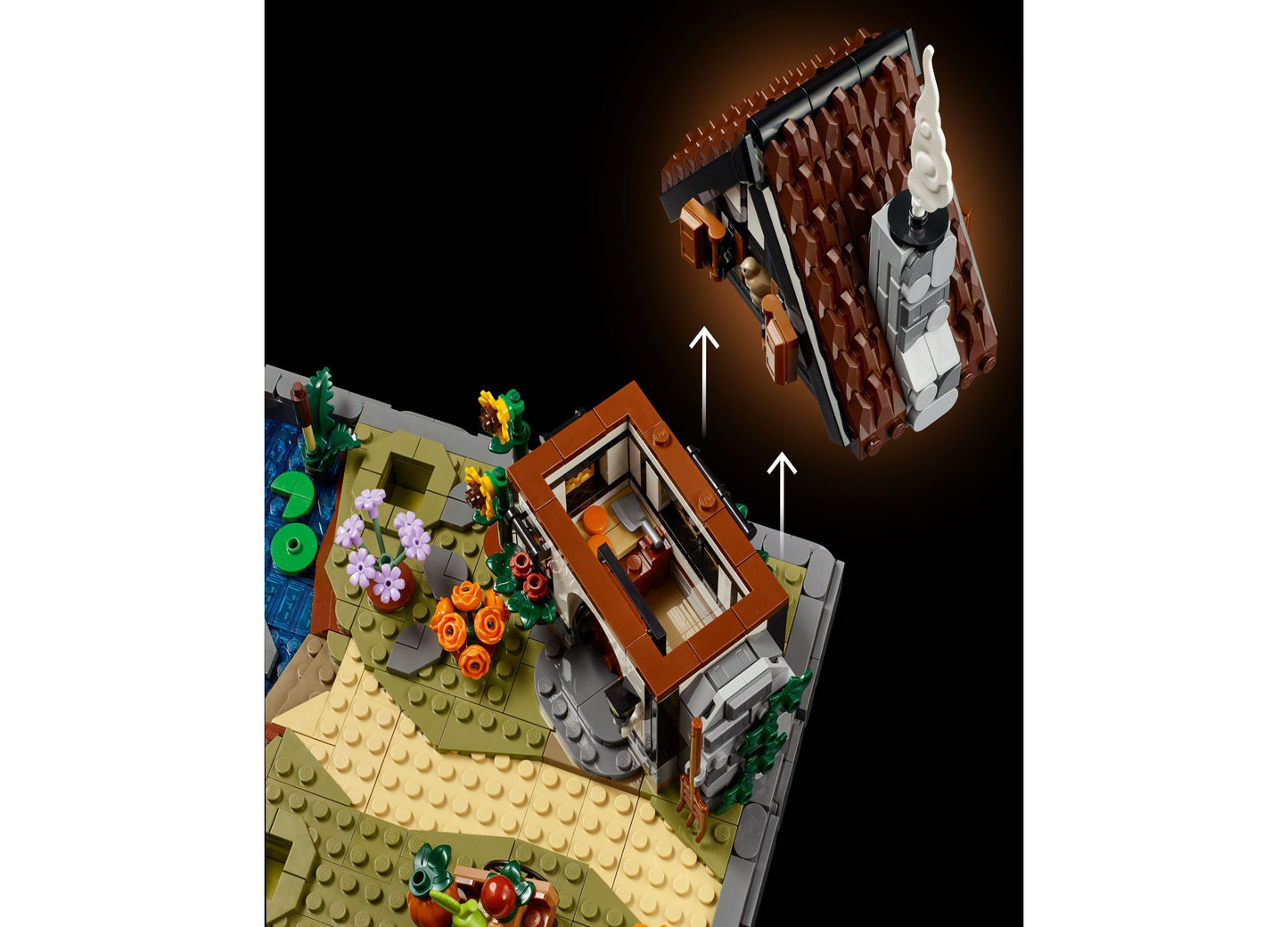 LEGO Icons Autumn Cottage Garden Building Set 11372 - 1102 Pieces