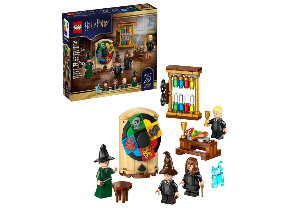 LEGO Harry Potter Hogwarts Sorting Hat Ceremony Set 76460, 124 Pieces