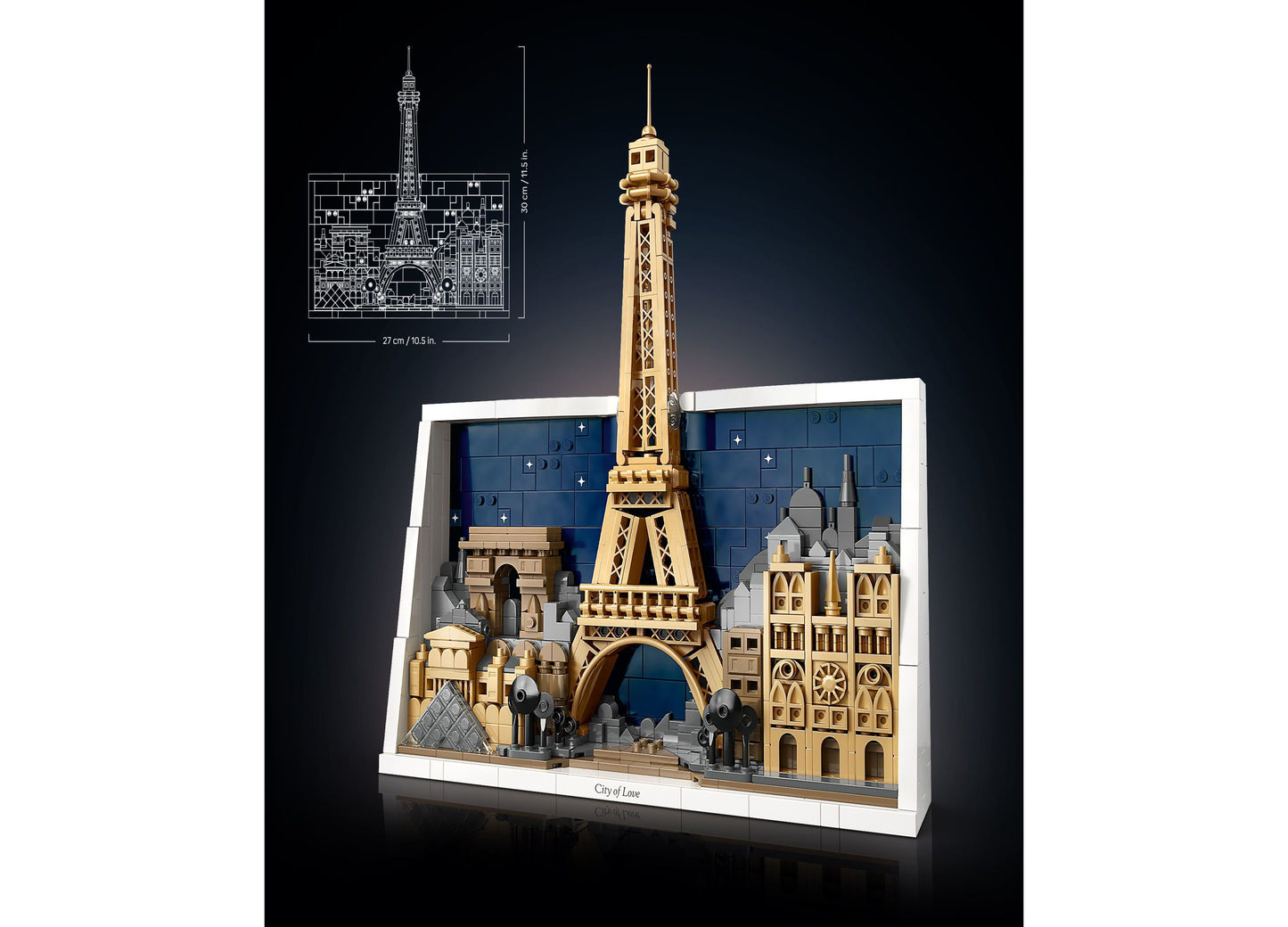 LEGO Architecture Paris - 958-Piece City of Love Building Set 21064