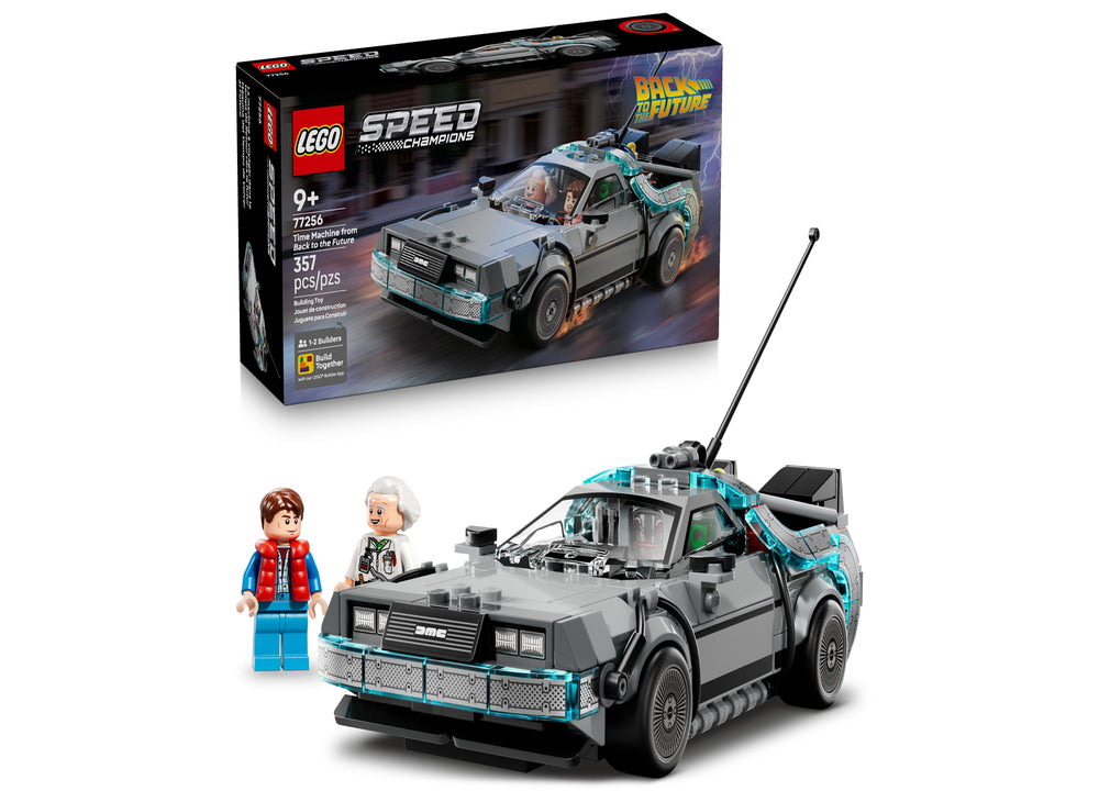 LEGO Speed Champions Back to the Future Time Machine Set 77256, 357 Pieces
