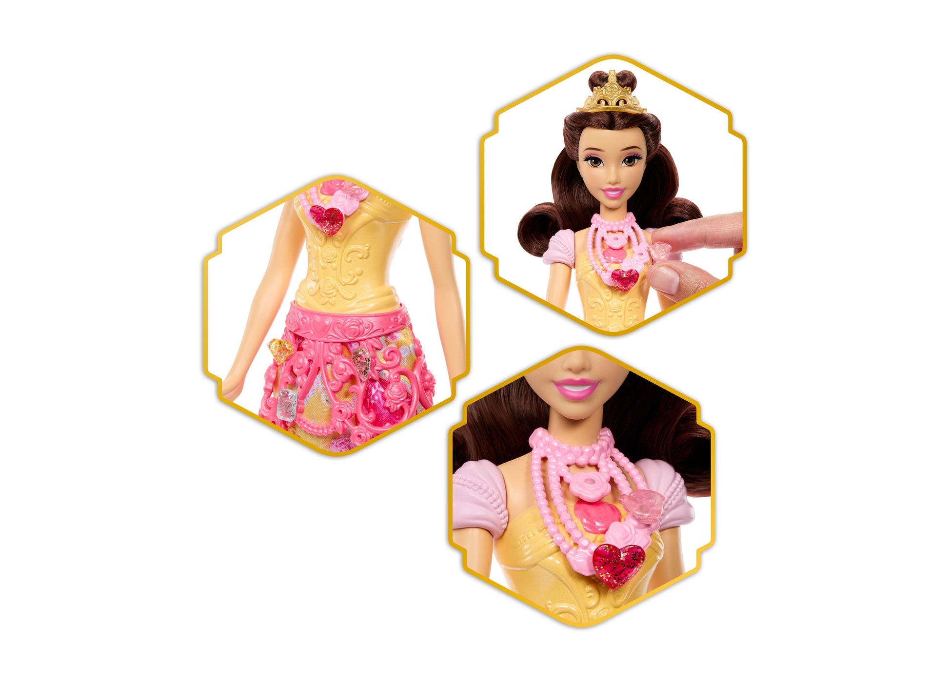 Disney Princess Jewel Reveal Belle Doll Disney Princess Jewel Reveal Belle Doll