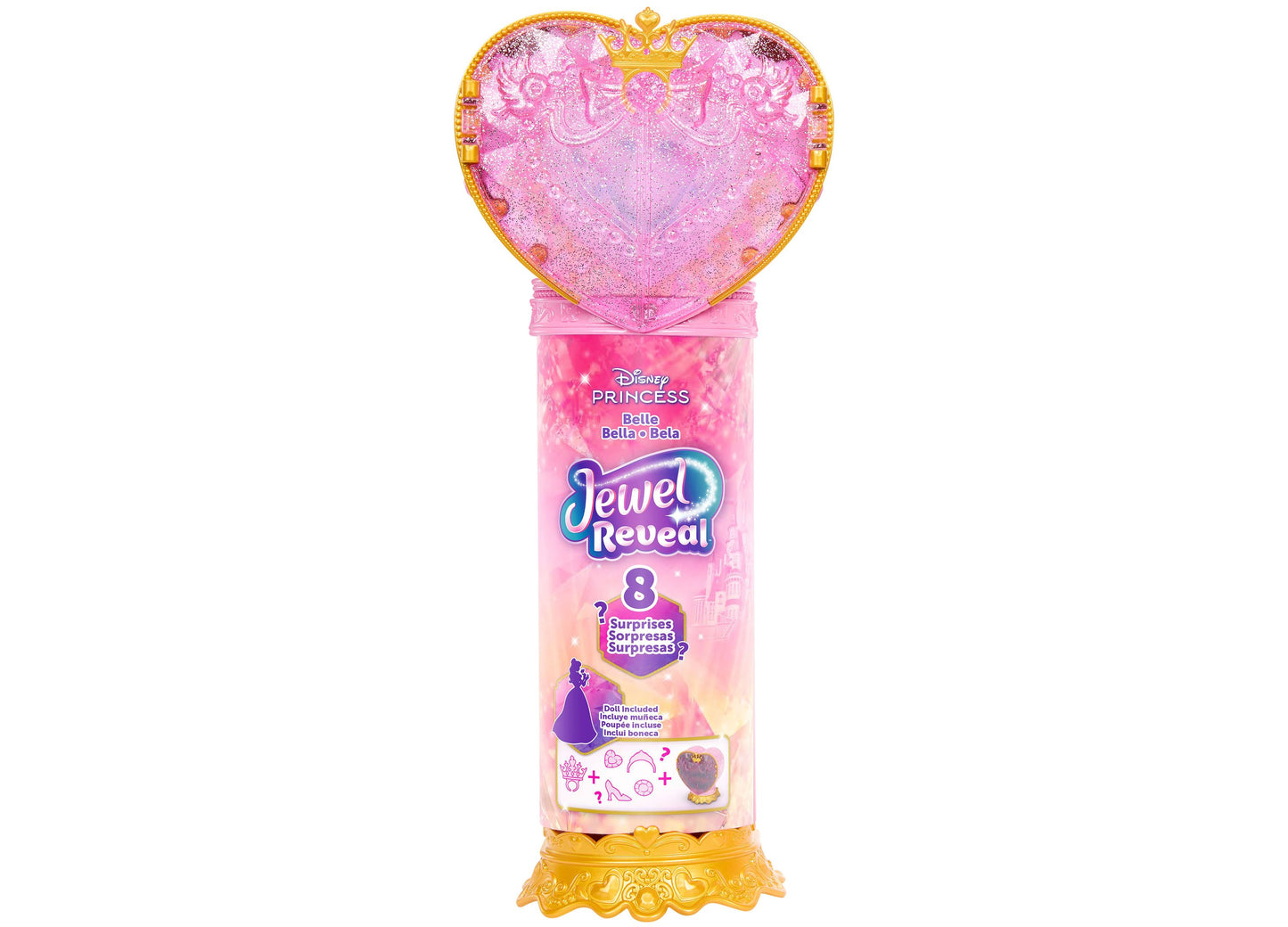 Disney Princess - Jewel Reveal Surprise Belle Fashion Doll