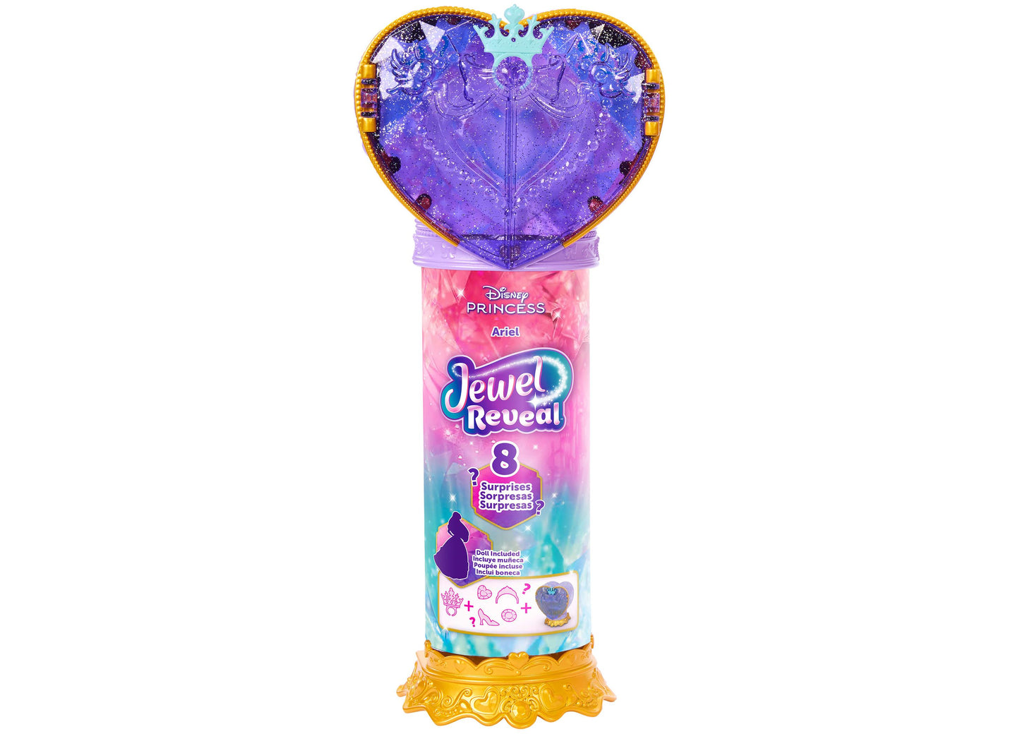 Disney Princess - Jewel Reveal Ariel Fashion Doll