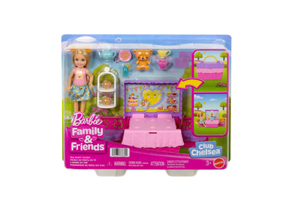 Barbie Club Chelsea Tea Party Playset - Colorful Pop-Up Fun