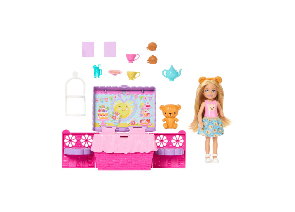 Barbie Club Chelsea Tea Party Playset - Colorful Pop-Up Fun